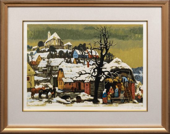 Mihelič France, grafika na papirju e.a.